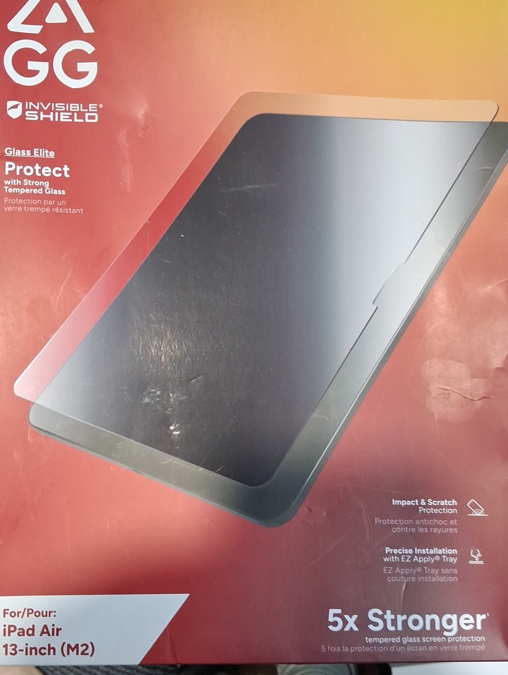 Glass Elite Screen Protector for 13-inch iPad Air (M2) - Black